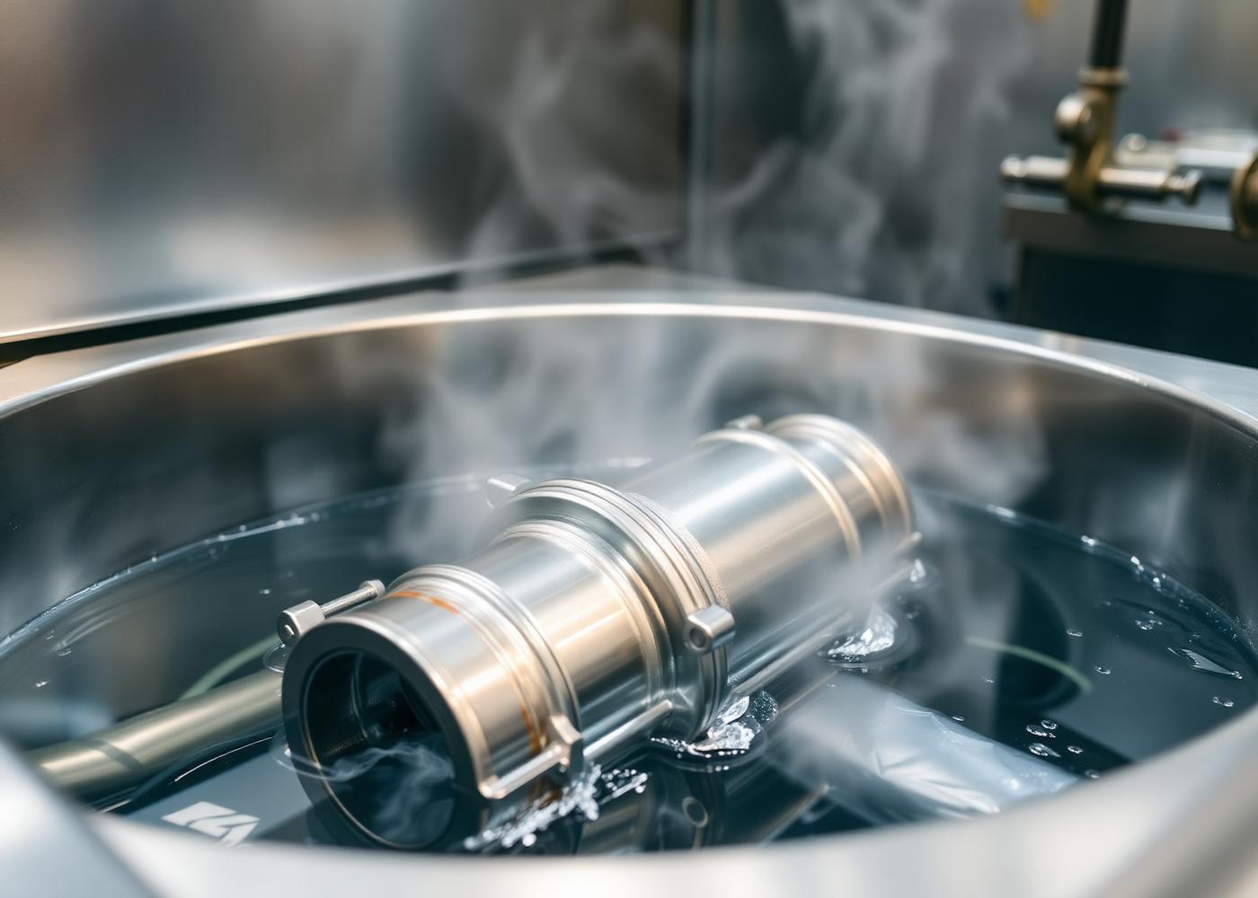 Pregătire și degresare suprafață metalică înainte de vopsire electrostatică